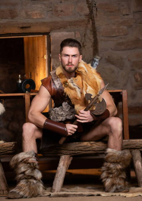 Norwegian muscular Tyler Berg and well-built Craig Marks in hard anal sex