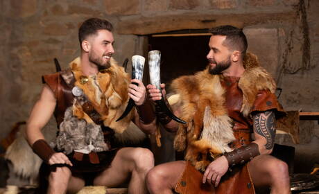 Norwegian muscular Tyler Berg and well-built Craig Marks in hard anal sex