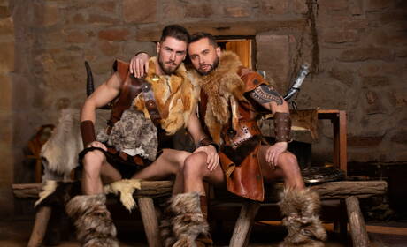 Norwegian muscular Tyler Berg and well-built Craig Marks in hard anal sex