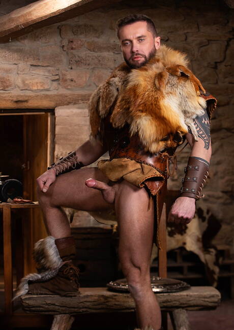 Men: Norwegian muscular Tyler Berg and well-built Craig Marks in hard anal sex