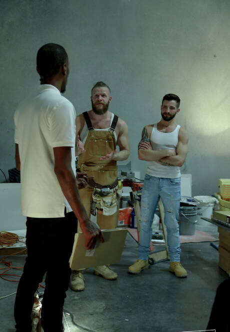 Shameless buddies Casey Everett, Deep Dicc and Brian Bonds make an interracial love