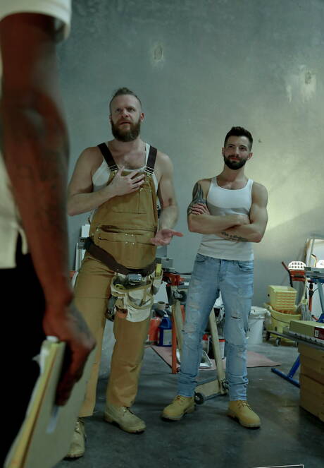 Shameless buddies Casey Everett, Deep Dicc and Brian Bonds make an interracial love