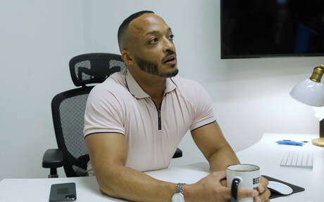 Pretty american boys beefcake Pierce Paris and tough guy Dillon Diaz have a good interracial sex outside