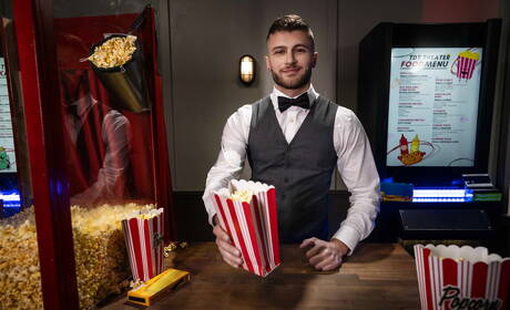 Men: American young Joey Mills and  Devy have a good sex