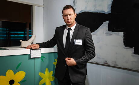 Gorący amerykańscy faceci, dobrze zbudowany Pierce Paris i muskularny Paul Canon uprawiają miłość