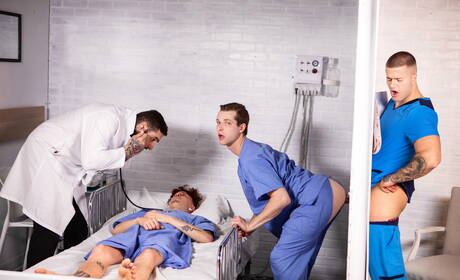 El jovencito canadiense Benjamin Blue y el galán canadiense Clark Delgaty tienen sexo apasionado