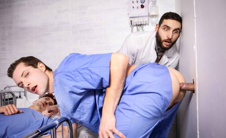 Canadian hot twink Benjamin Blue and canadian beefcake Clark Delgaty have a hot sex