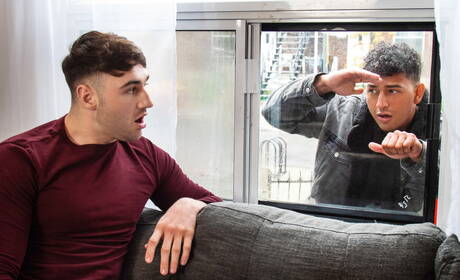 Die sexy Typen Michael Boston, Clark Delgaty und Kenzo Alvarez haben Analsex zu dritt