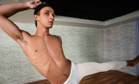 Le beau garçon américain Theo Brady et le dur à cuire Trevor Dixon dans une action de baise anale interraciale torride