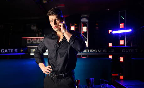 De jonge Amerikaanse Joey Mills en de gespierde Canadese Malik Delgaty in een hete kontneuk