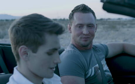 Pretty american guys hot twink Trevor Harris and stud Pierce Paris banged each other outdoor