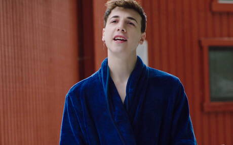 Disruptive Films: American pornstars hot twink Troye Jacobs and hairy stud Ty Roderick have a good sex outdoor