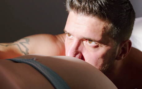 Disruptive Films: American pornstars hot twink Troye Jacobs and hairy stud Ty Roderick have a good sex outdoor