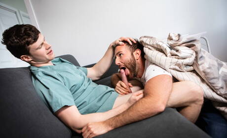 Los chicos desagradables Ryan Jacobs, Finn Harding y Tanner Hall se aman