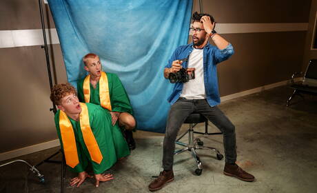 American stars young dude Theo Brady and beefy Felix Fox fuck ass after sucking dick