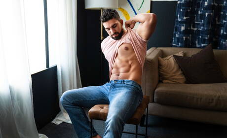 Famous americans, muscular Paul Wagner and strong bull Nick La fuck ass after sucking dick