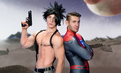 Pretty american boys well-built Dante Colle and muscular Felix Fox sucking and screwing each other