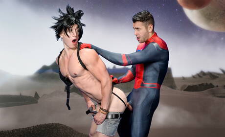 Pretty american boys well-built Dante Colle and muscular Felix Fox sucking and screwing each other