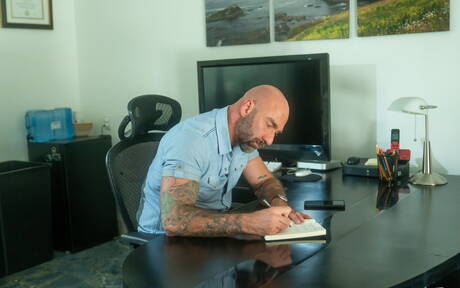 Disruptive Films: American pornstars hot bear Drew Sebastian and stud Tristan Hunter make a love at pool