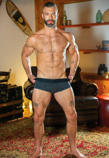 Disruptive Films: American stars hot bear Cole Connor and beefcake Devin Franco make a love