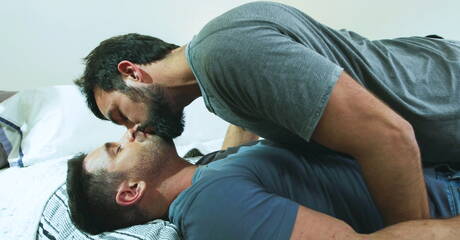Two american dudes hairy stud Mason Lear and hot bear Beau Butler shows a sturdy body