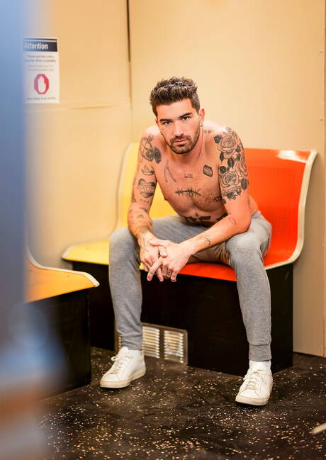 Sexy buddies Michael Boston, Kyle Connors and Chris Damned make a love