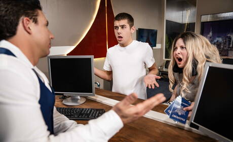 Il simpatico ragazzo americano Joey Mills e il robusto Reese Rideout fanno l