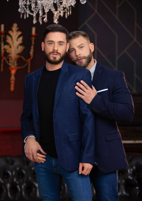 Men: Spanish bodybuilder Diego Reyes and spanish beefcake Manuel Reyes in hot anal sex