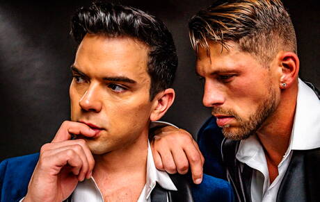 Hot american boys muscular Dakota Payne and beefcake Roman Todd have a good anal sex outdoor