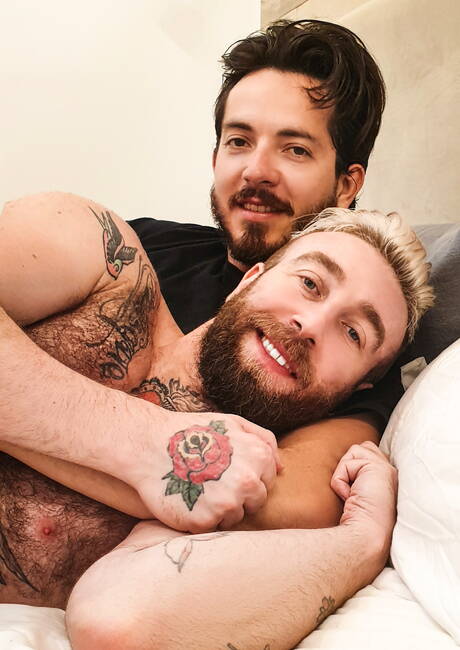 Der heiße Typ Aitor Fornik und sein sinnlicher Kumpel Manuel Scalco haben heißen Analsex