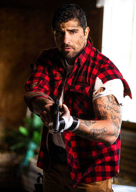 Il forte toro canadese Ryan Bones e Charly Willinsky in un