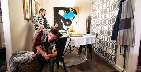 Dante Colle, Pierce Paris, Archie e Chris Damned nella serie Social Dickstancing