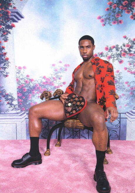 American stars husky guy Deangelo Jackson and hot twink Derek Cline fuck ass after blowjob