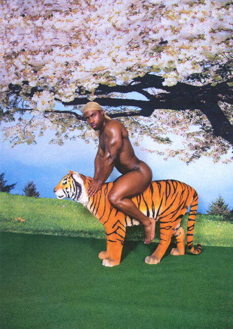 American stars husky guy Deangelo Jackson and hot twink Derek Cline fuck ass after blowjob