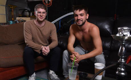 American husky guy Johnny Rapid and beefy Gc Jay have a good sex