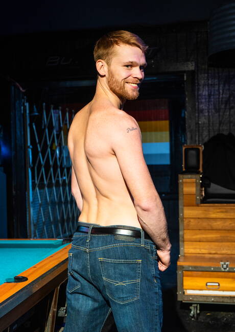 Men: Pretty american boys stud Nic Sahara and beefy Calhoun Sawyer banged each other