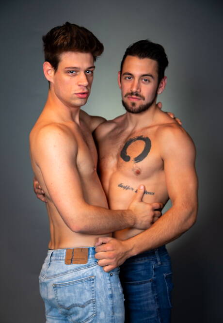 Hot americans, superstud Michael Delray and well-built Dante Colle fuck ass after sucking