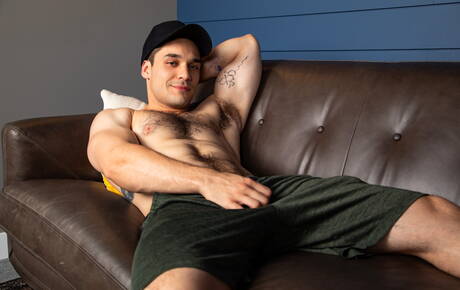 Next Door Studios: Hot americans, husky guy Carter Woods and hairy stud Andrew Miller in hot homosexual scene