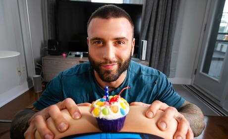 Canadian strong bull Ace Quinn and canadian hot bear Markus Kage banged each other