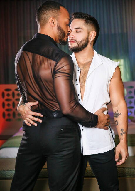 Die netten amerikanischen Hengst Dillon Diaz und der muskulöse Brock Banks haben heißen Analsex am Strand