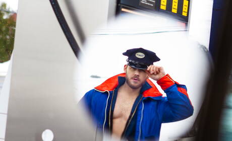 River, Ricky, Matthew, DeAngelo in hot interracial groupsex outdoor