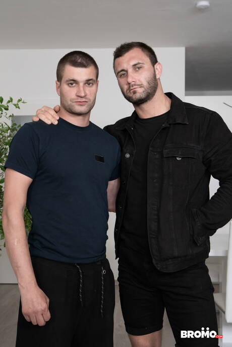 Bromo: Two czech guys muscular Daren D and hunk Rudy Valentino fuck after blowjob