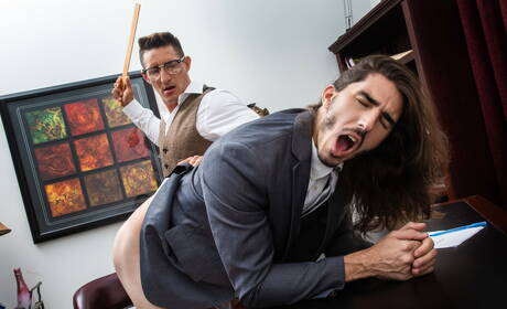 Nice american buddies well-built Damien Kyle and tough guy Jax Thirio banged each other