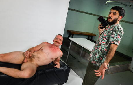 Pretty american boys stud Nate Stetson and otter Adrian Rose fuck ass after sucking