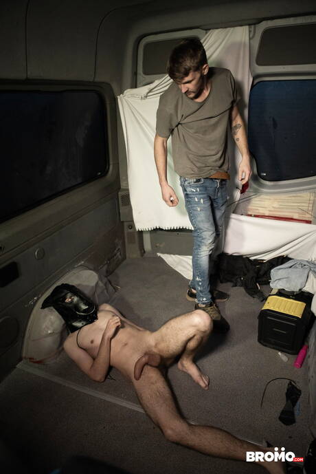 Bromo: Beefy Ivan Jurdan and czech superstud Robbie Kasl fuck ass after blowjob