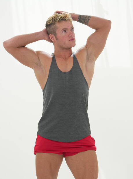 American bull Pax Perry and muscular Shadow have a good interracial anal sex outside