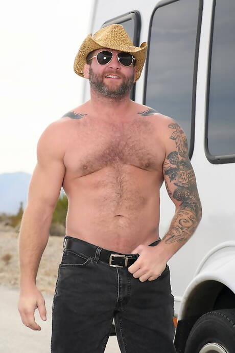 Why Not Bi: Hot trio Violet Monroe, Colby Jansen and Sherman Maus in threesome bi-fuck action outside