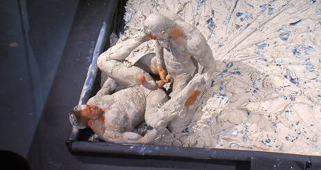 Two american dudes hot bear Hunter Marx and hairy bear Shay Michaels fuck after dick sucking