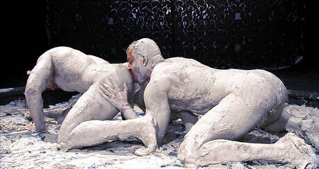 Two american dudes hot bear Hunter Marx and hairy bear Shay Michaels fuck after dick sucking