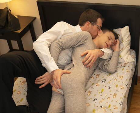 Gaycest: Two american boys hot twink Austin Young and young dude Alex Killian drilling an ass